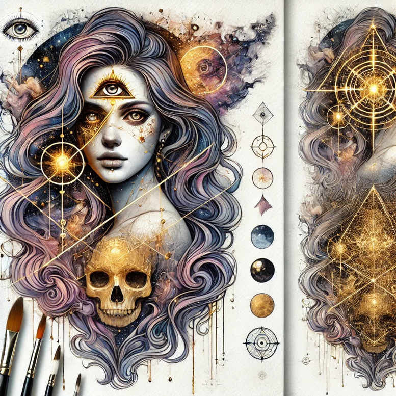 faces tattoo design ideas clean contrast profile meaning strength
