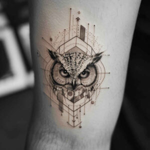 continuous-line-tattoo – tattoo design ideas free ai generated – refined – for-outer-arm – Gallery: geometric-inkby-ai