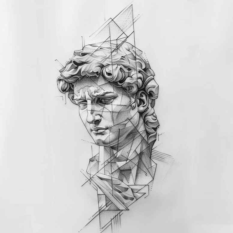 line-tattoo – tattoo design ideas free ai generated – subtle – for-ribs – Gallery: geometric-inkby-ai