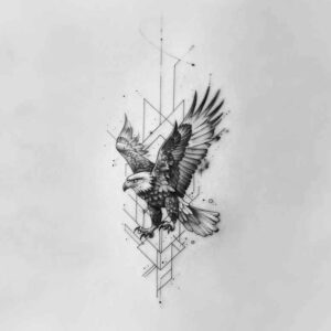 minimalist-geometric-design – tattoo design ideas free ai generated – simple-icon – for-ankle – Gallery: geometric-inkby-ai