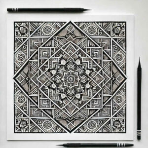 geometric tattoo design ideas isometric circle segments for wrist