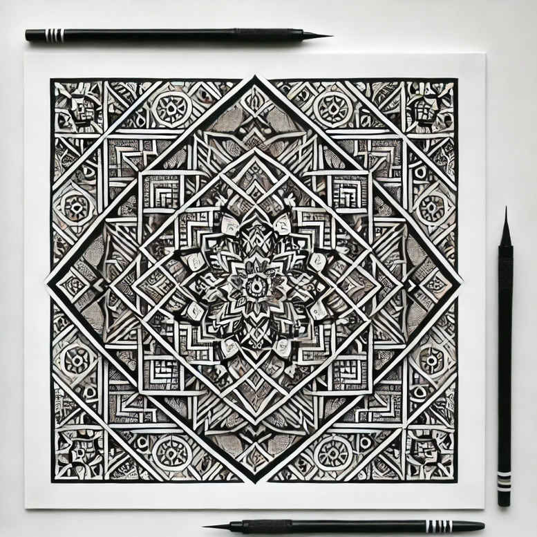 geometric tattoo design ideas isometric circle segments for wrist
