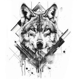 geometric tattoo design ideas pop culture enlightenment for chest