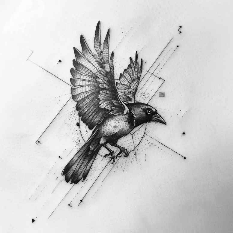 geometric tattoo design ideas retro tattoo soft curves for collarbone