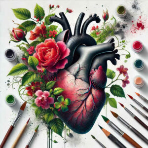 heart-and-flame – tattoo design ideas free ai generated – neotraditional-color-depth – for-hand – Gallery: hearts-inkby-ai