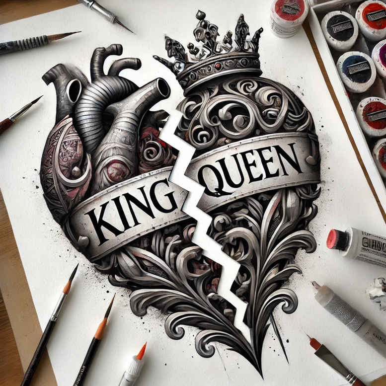 heart-with-details – tattoo design ideas free ai generated – neotraditional-classic-motifs – for-hip – Gallery: hearts-inkby-ai