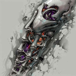 Biomechanika - Free tattoo design ideas ai genereted - inkby.ai