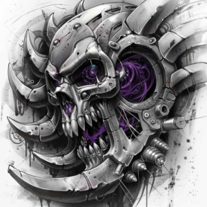 Biomechanika - Free tattoo design ideas ai genereted - inkby.ai