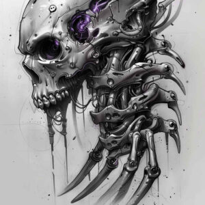 Biomechanika - Free tattoo design ideas ai genereted - inkby.ai