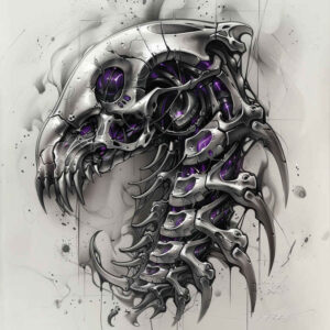 Biomechanika - Free tattoo design ideas ai genereted - inkby.ai