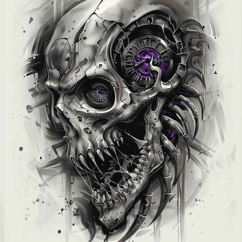 Biomechanika - Free tattoo design ideas ai genereted - inkby.ai