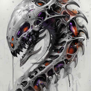 Biomechanika - Free tattoo design ideas ai genereted - inkby.ai