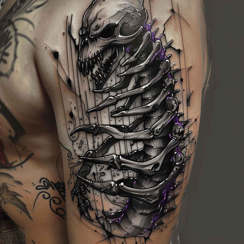 Biomechanika - Free tattoo design ideas ai genereted - inkby.ai