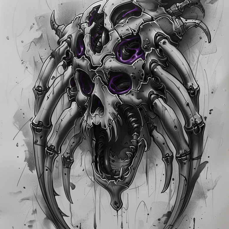 Biomechanika - Free tattoo design ideas ai genereted - inkby.ai