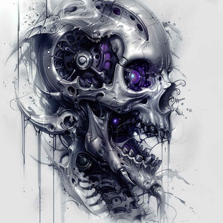 Biomechanika - Free tattoo design ideas ai genereted - inkby.ai