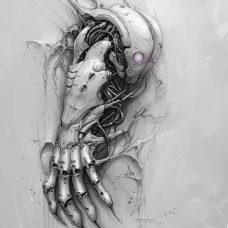 Biomechanika - Free tattoo design ideas ai genereted - inkby.ai