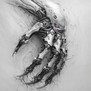 Biomechanika - Free tattoo design ideas ai genereted - inkby.ai