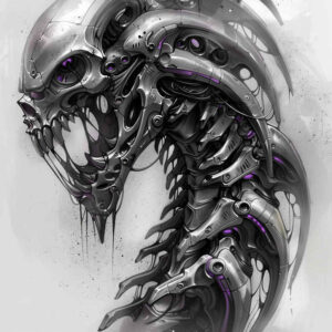 Biomechanika - Free tattoo design ideas ai genereted - inkby.ai