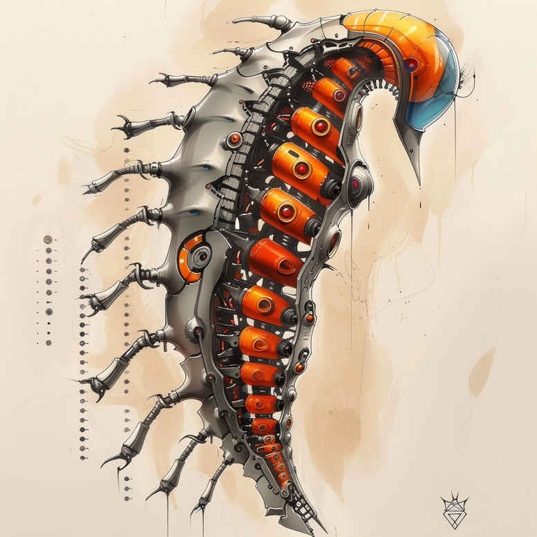 Biomechanika - Free tattoo design ideas ai genereted - inkby.ai