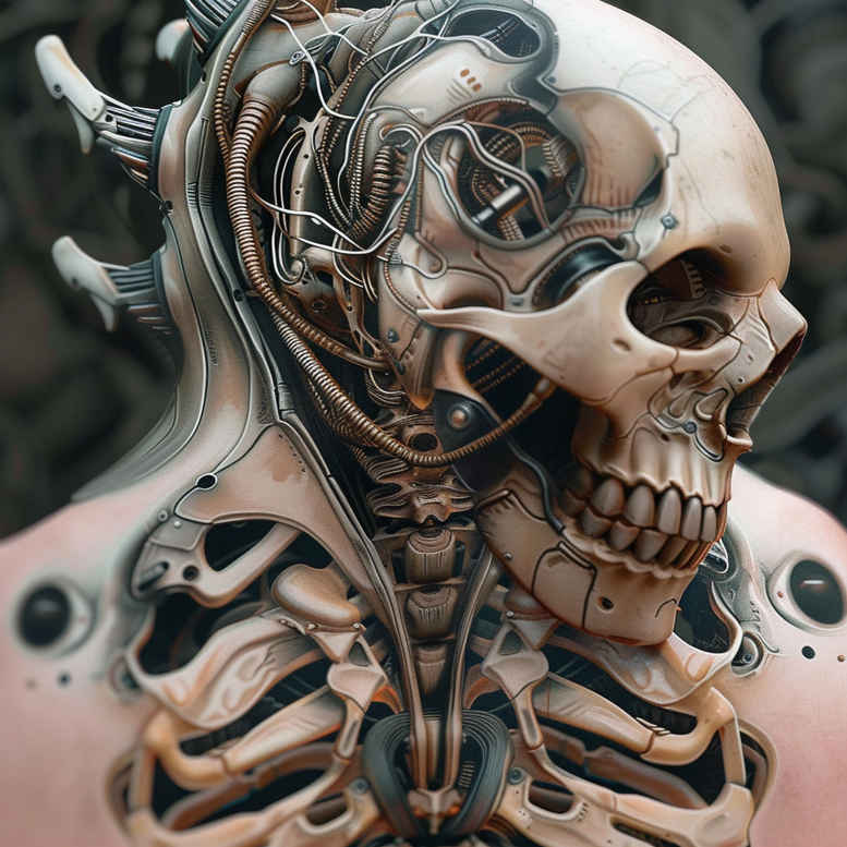 Biomechanika - Free tattoo design ideas ai genereted - inkby.ai