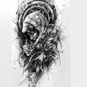 Biomechanika - Free tattoo design ideas ai genereted - inkby.ai