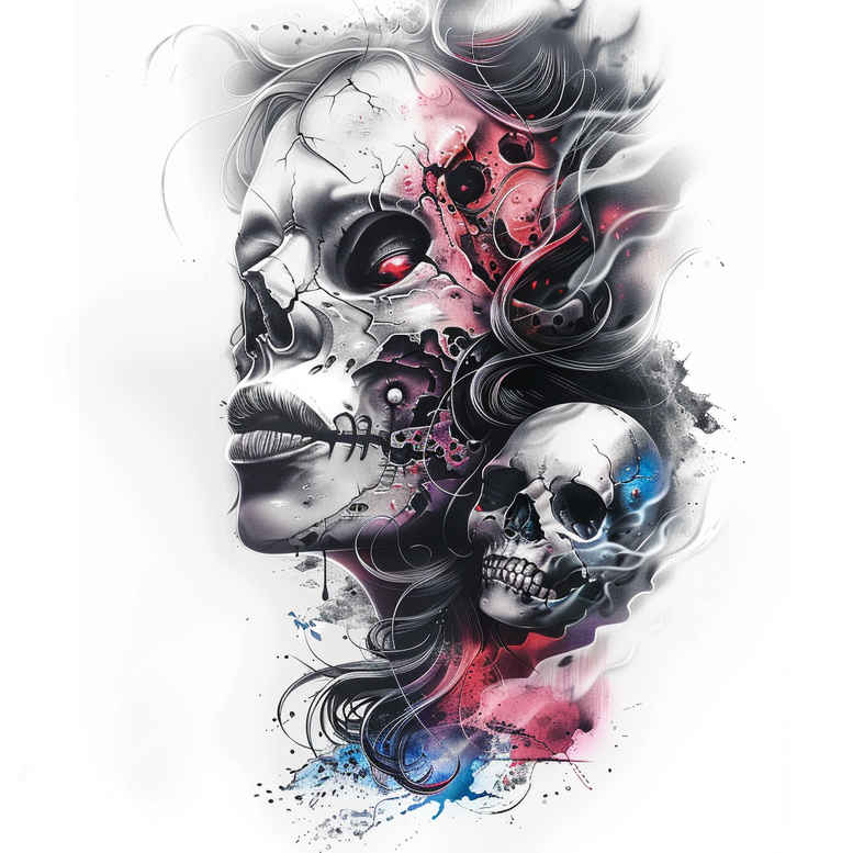 Inne mroczne - Free tattoo design ideas ai genereted - inkby.ai