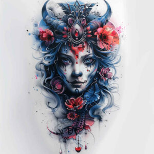 Surrealistyczne postacie - Free tattoo design ideas ai genereted - inkby.ai