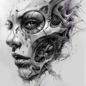 Biomechanika - Free tattoo design ideas ai genereted - inkby.ai