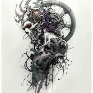 Biomechanika - Free tattoo design ideas ai genereted - inkby.ai