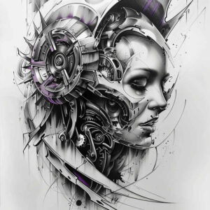 Biomechanika - Free tattoo design ideas ai genereted - inkby.ai