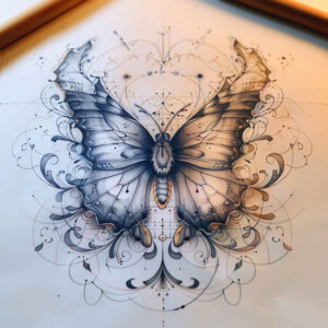 Motyle ćmy ważki - Free tattoo design ideas ai genereted - inkby.ai