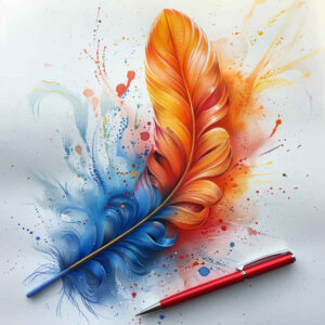 Piórka - Free tattoo design ideas ai genereted - inkby.ai