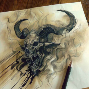 Demony - Free tattoo design ideas ai genereted - inkby.ai
