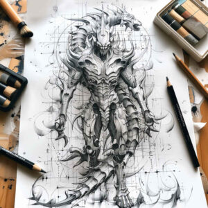 Inne mroczne - Free tattoo design ideas ai genereted - inkby.ai