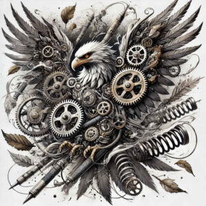 Biomechanika - Free tattoo design ideas ai genereted - inkby.ai