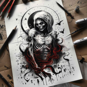 Inne mroczne - Free tattoo design ideas ai genereted - inkby.ai
