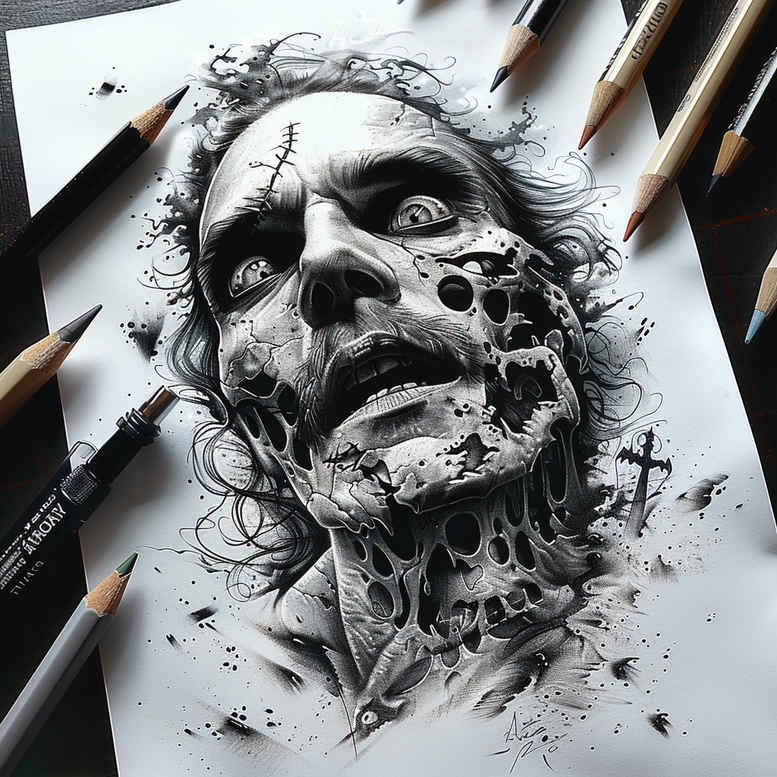 Inne mroczne - Free tattoo design ideas ai genereted - inkby.ai