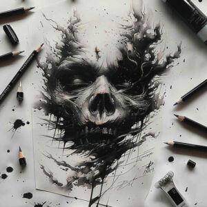 Inne mroczne - Free tattoo design ideas ai genereted - inkby.ai