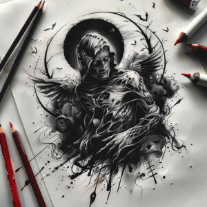 Inne mroczne - Free tattoo design ideas ai genereted - inkby.ai