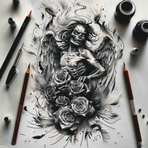 Inne mroczne - Free tattoo design ideas ai genereted - inkby.ai