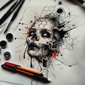 Inne mroczne - Free tattoo design ideas ai genereted - inkby.ai