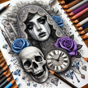 Inne mroczne - Free tattoo design ideas ai genereted - inkby.ai