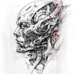 Biomechanika - Free tattoo design ideas ai genereted - inkby.ai