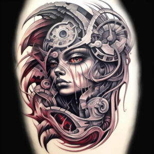 Surrealistyczne postacie - Free tattoo design ideas ai genereted - inkby.ai