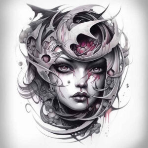 Biomechanika - Free tattoo design ideas ai genereted - inkby.ai