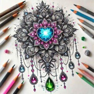 calm-mind – tattoo design ideas free ai generated – celestial – for-shoulder-blade – Gallery: mandalas-and-similar-inkby-ai