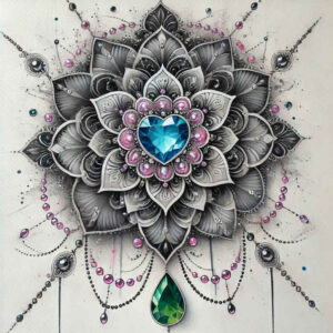 infinite-pattern – tattoo design ideas free ai generated – circular-pattern – for-biceps – Gallery: mandalas-and-similar-inkby-ai
