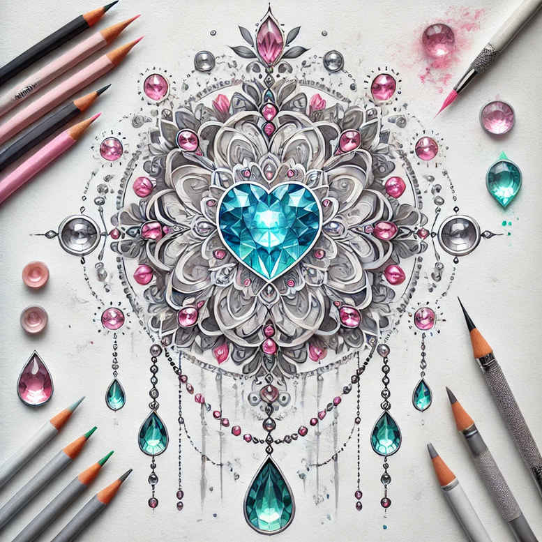 mandalas-and-similar tattoo design ideas circular lace fine lines courage and power