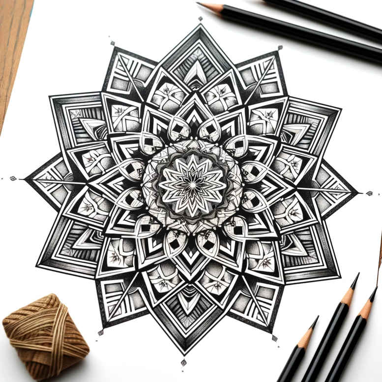 mandalas-and-similar tattoo design ideas ornamental web intricate lines for lower chest