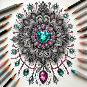 mandalas-and-similar tattoo design ideas cosmic mandala art for scapula